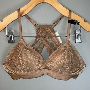Aerie Wireless Bra Tan 34B